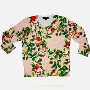Gnw pink floral cardigan